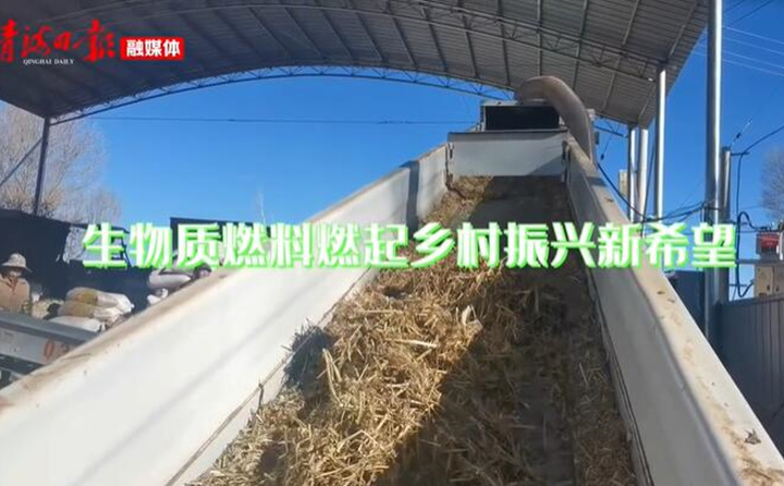 青海海东乐都：生物质颗粒燃料燃起乡村振兴新希望