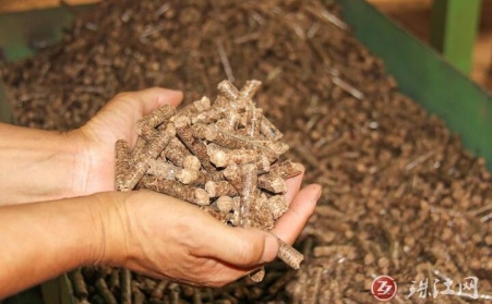 云南省迤车镇：废枝杂木“变身”环保生物质颗粒燃料